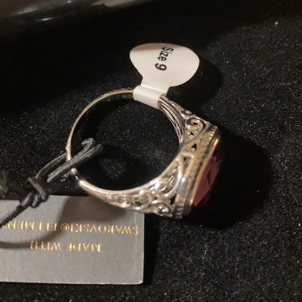 05:08.  Bleu * Sage Sterling Silver & 14K Amethyst Ring